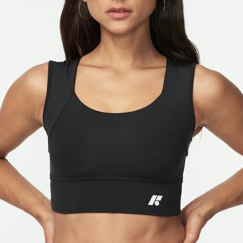 Forme Power Bra Posture Correcting Sports Bra in Obsidian Size M